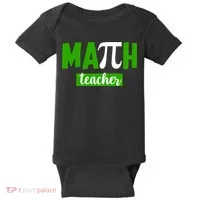 Math Teacher Pi Logo Baby Bodysuit thumb 0