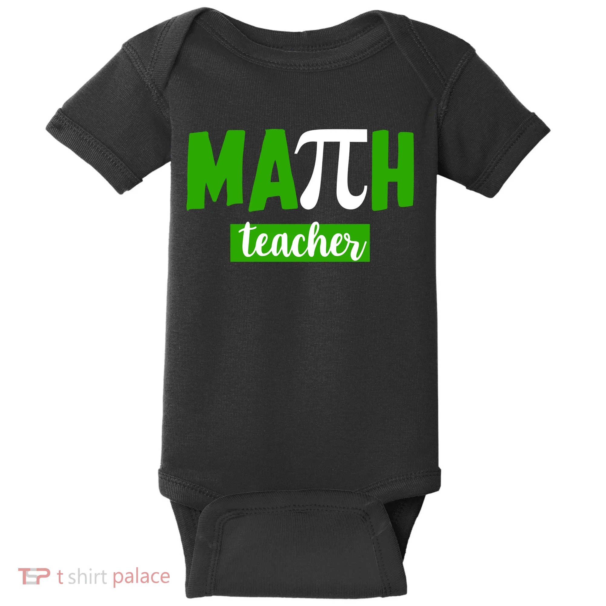 Math Teacher Pi Logo Baby Bodysuit