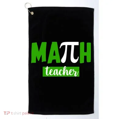 Math Teacher Pi Logo Golf Towel
