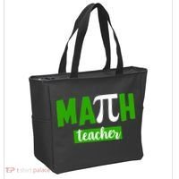 Math Teacher Pi Logo Tote Bag thumb 2