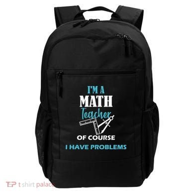 Math Teacher Problems Backpack