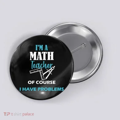 Math Teacher Problems Button