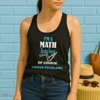 Math Teacher Problems Women's Tank Top thumb 2