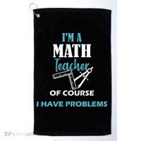 Math Teacher Problems Golf Towel thumb 0