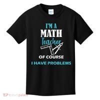Math Teacher Problems Kids T-Shirt thumb 0