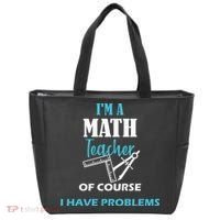 Math Teacher Problems Tote Bag thumb 0