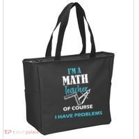 Math Teacher Problems Tote Bag thumb 2