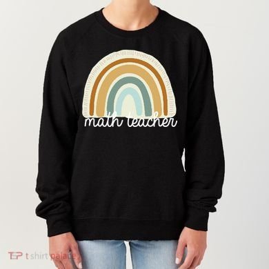 Math Teacher Rainbow Women's Sweatshirt