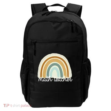 Math Teacher Rainbow Backpack