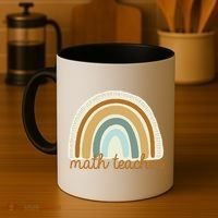 Math Teacher Rainbow Coffee Mug thumb 4