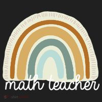 Math Teacher Rainbow Beanie thumb 2