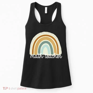 Math Teacher Rainbow Women's Tank Top