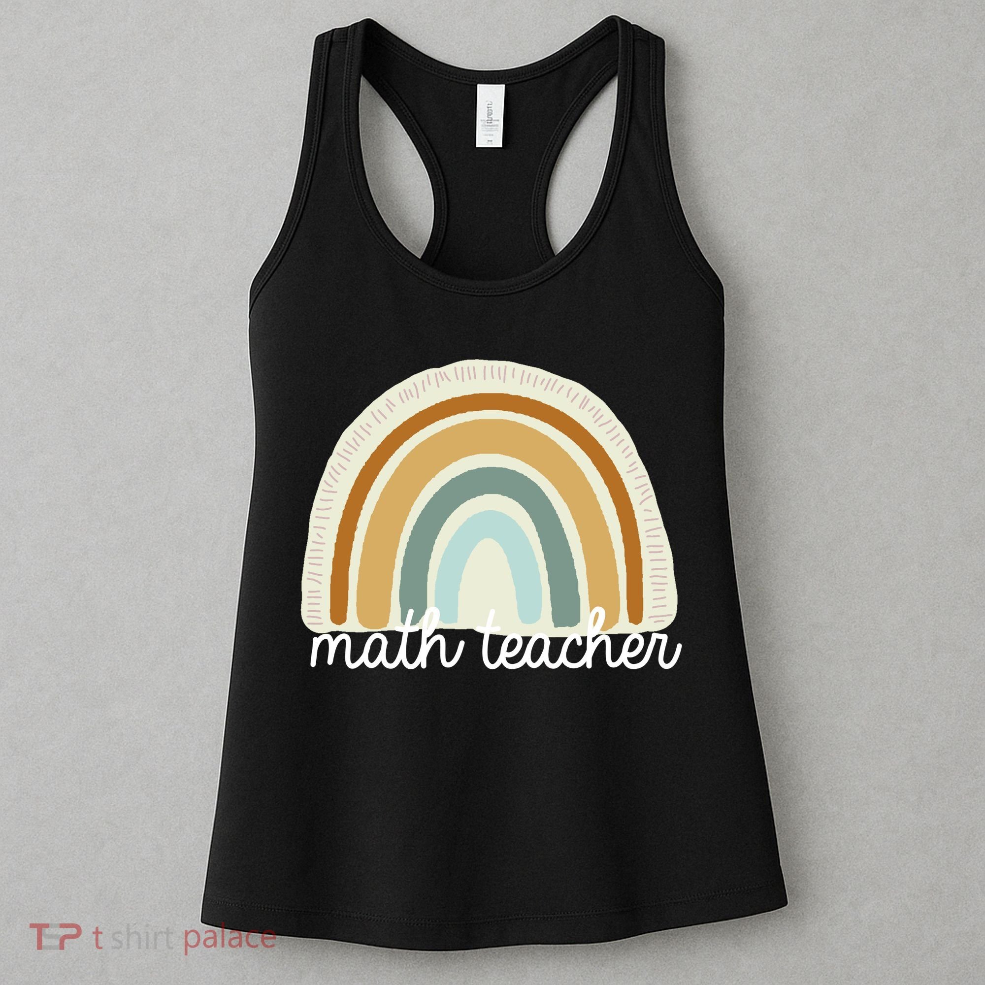 Math Teacher Rainbow Women's Tank Top