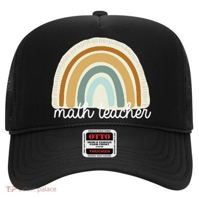 Math Teacher Rainbow Hat