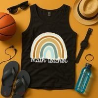 Math Teacher Rainbow Tank Top thumb 4