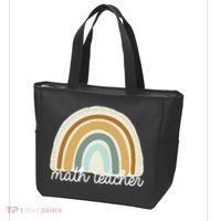 Math Teacher Rainbow Tote Bag thumb 3