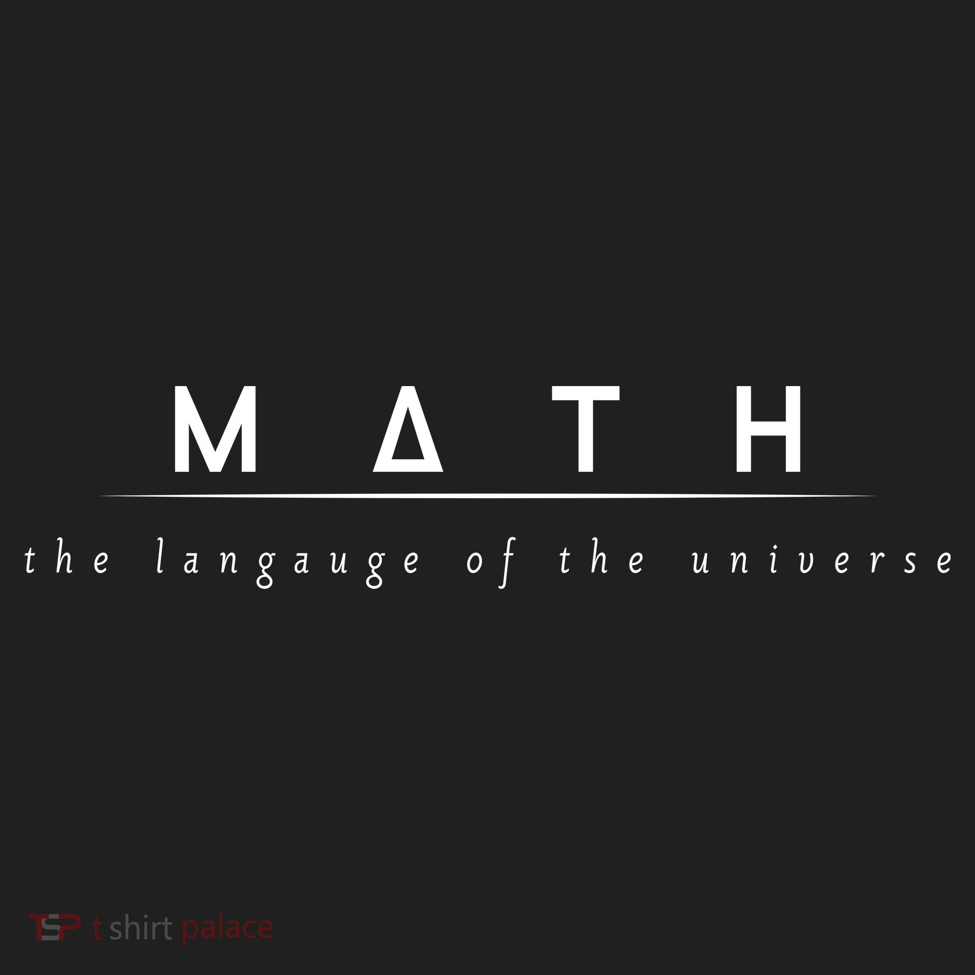 Math The Language Of The Universe Golf Towel