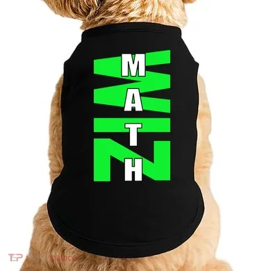 Math Wiz Logo Doggie Tank