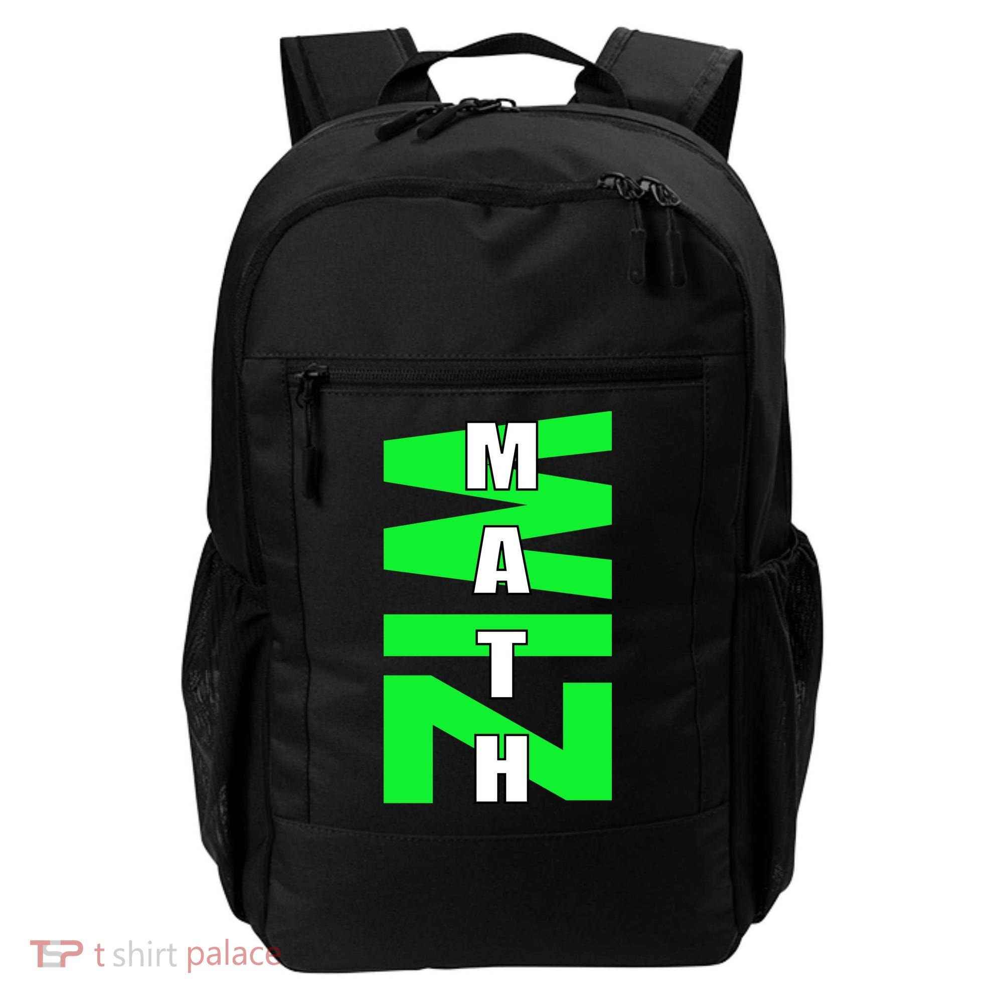 Math Wiz Logo Backpack