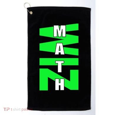 Math Wiz Logo Golf Towel