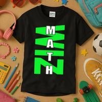 Math Wiz Logo Kids T-Shirt thumb 3
