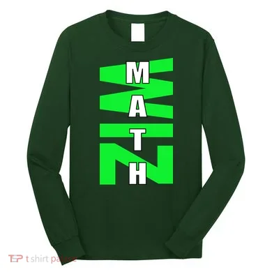 Math Wiz Logo Long Sleeve Shirt