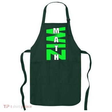 Math Wiz Logo Apron