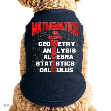 Mathematics Is 100 Percent Magic  Doggie Tank