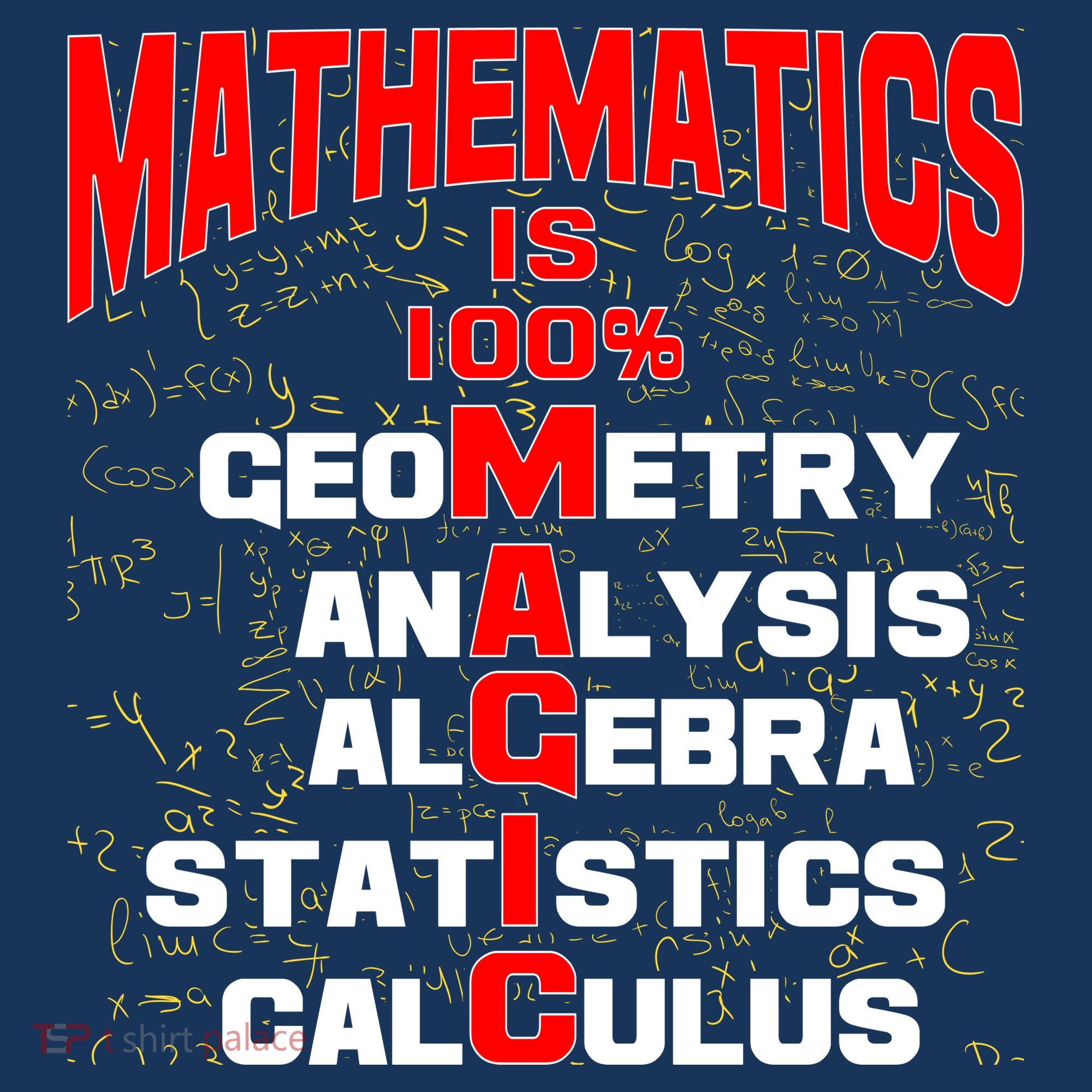 Mathematics Is 100 Percent Magic  Button