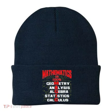 Mathematics Is 100 Percent Magic Beanie