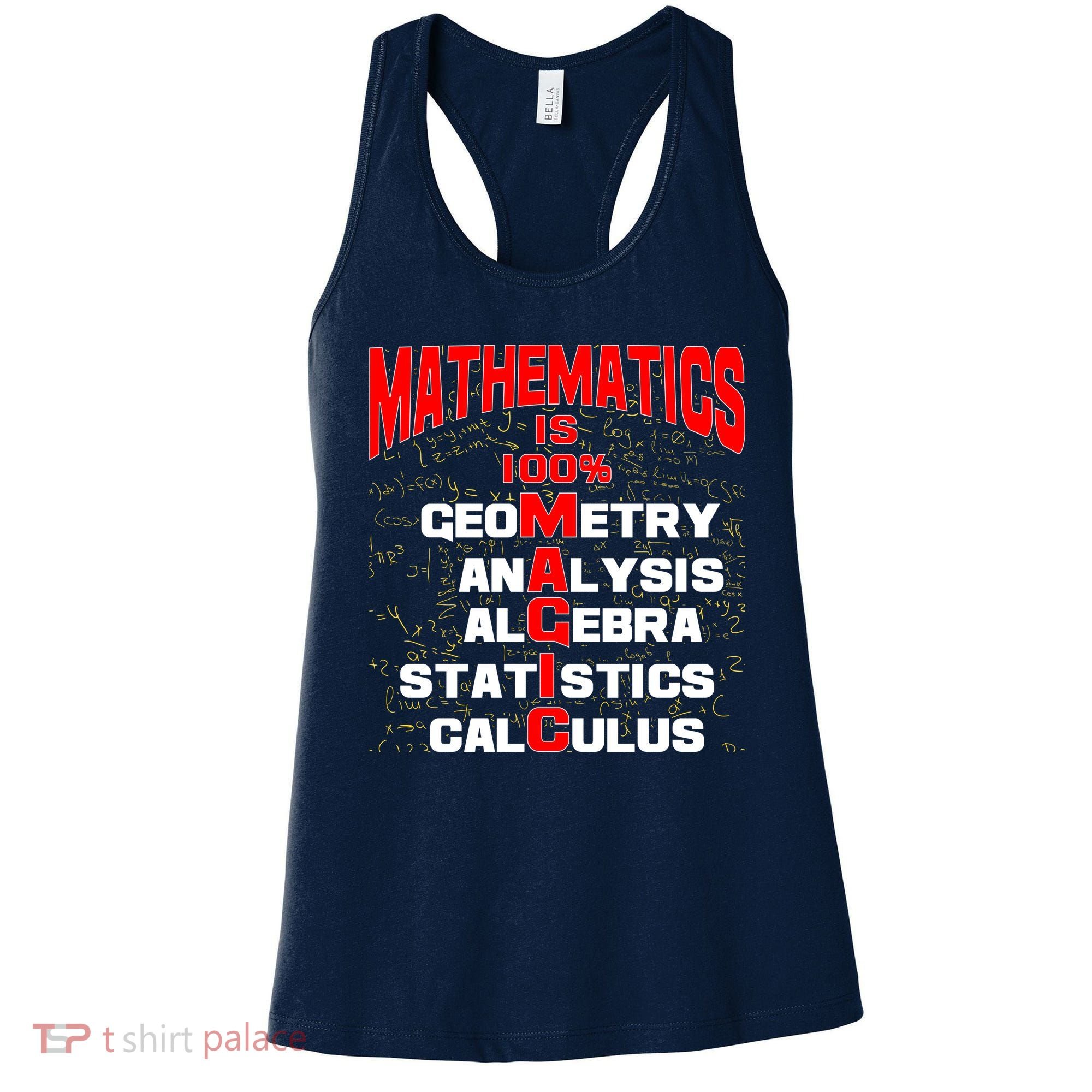 Mathematics Is 100 Percent Magic  Women's Tank Top