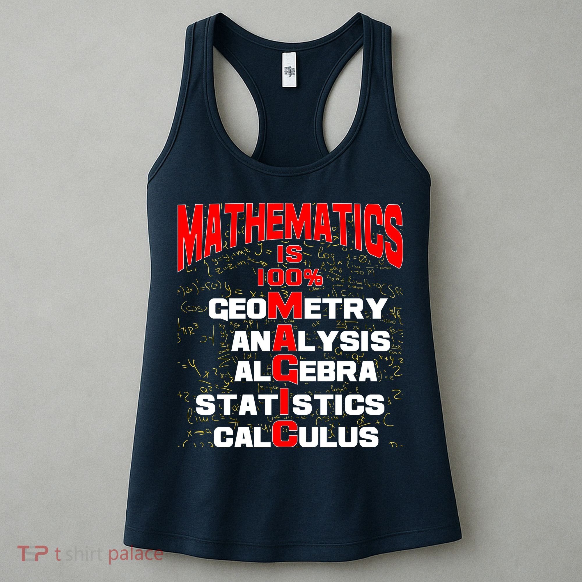 Mathematics Is 100 Percent Magic  Women's Tank Top