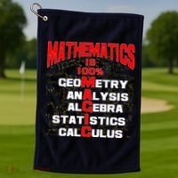 Mathematics Is 100 Percent Magic  Golf Towel thumb 1