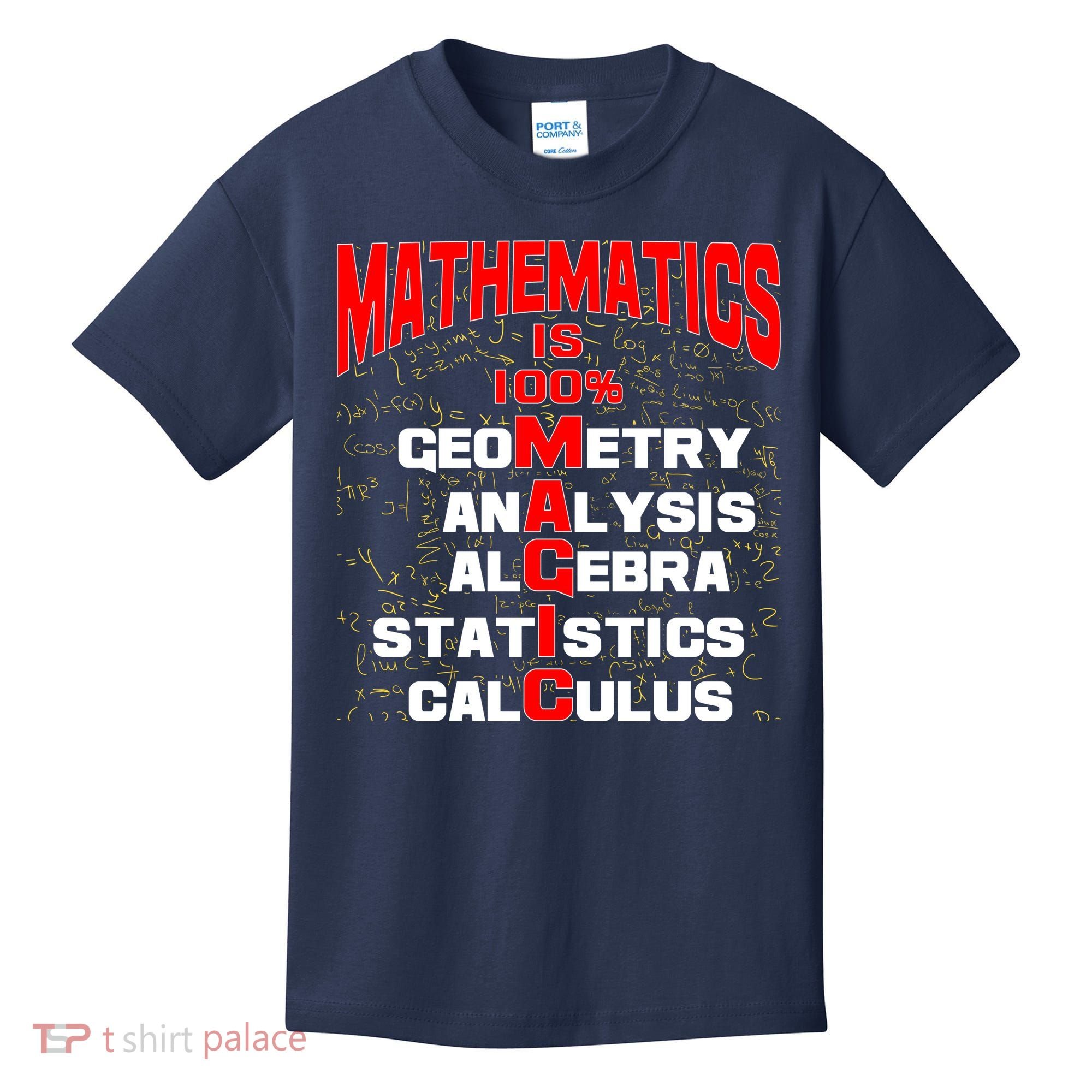 Mathematics Is 100 Percent Magic  Kids T-Shirt