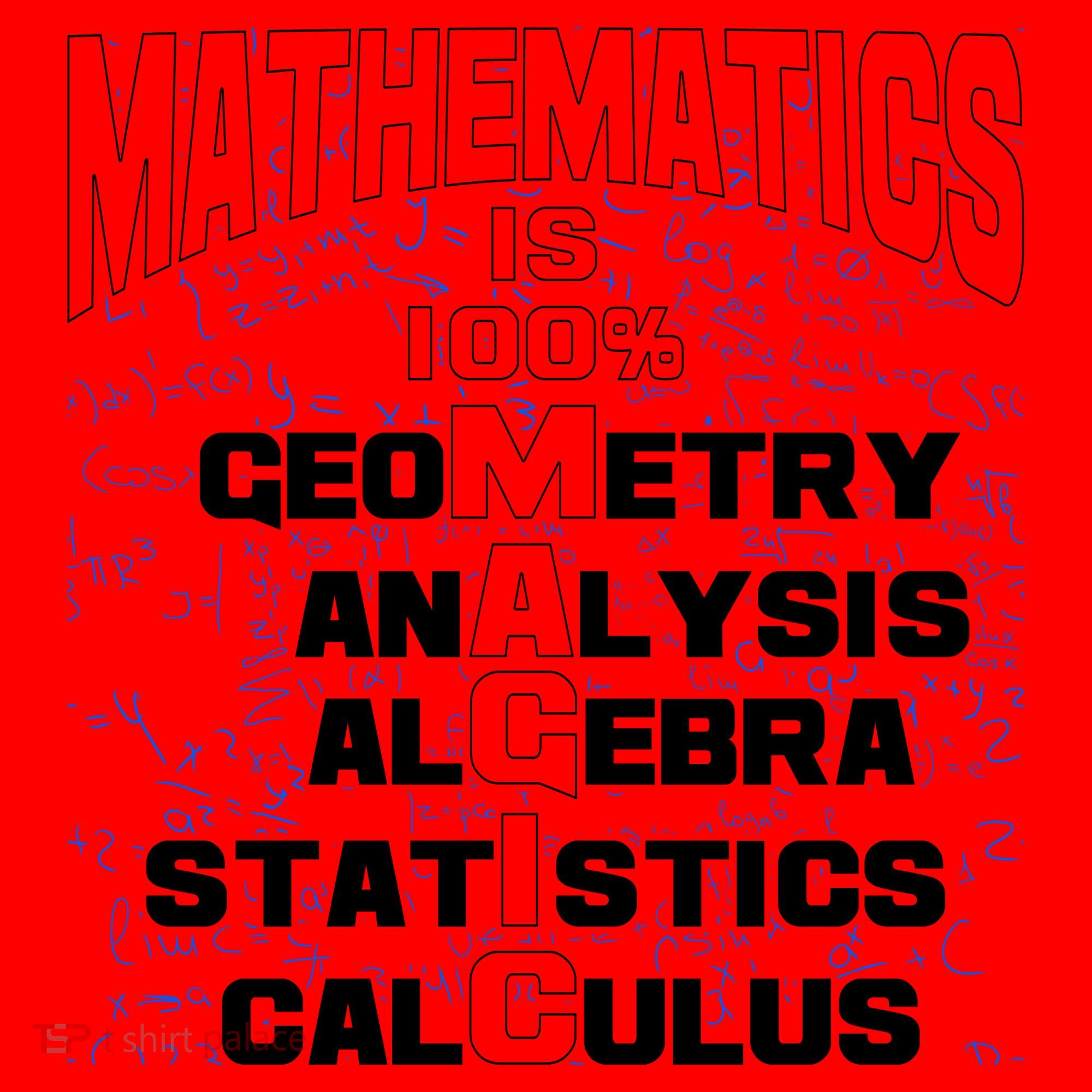 Mathematics Is 100 Percent Magic  Santa Hat