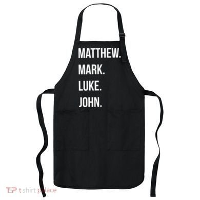 Matthew Mark Luke John Jesus Disciples Christian Apron