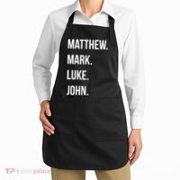 Matthew Mark Luke John Jesus Disciples Christian Apron thumb 2