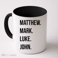 Matthew Mark Luke John Jesus Disciples Christian Coffee Mug thumb 0