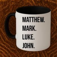 Matthew Mark Luke John Jesus Disciples Christian Coffee Mug thumb 2