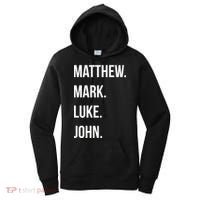 Matthew Mark Luke John Jesus Disciples Christian Women's Hoodie thumb 0