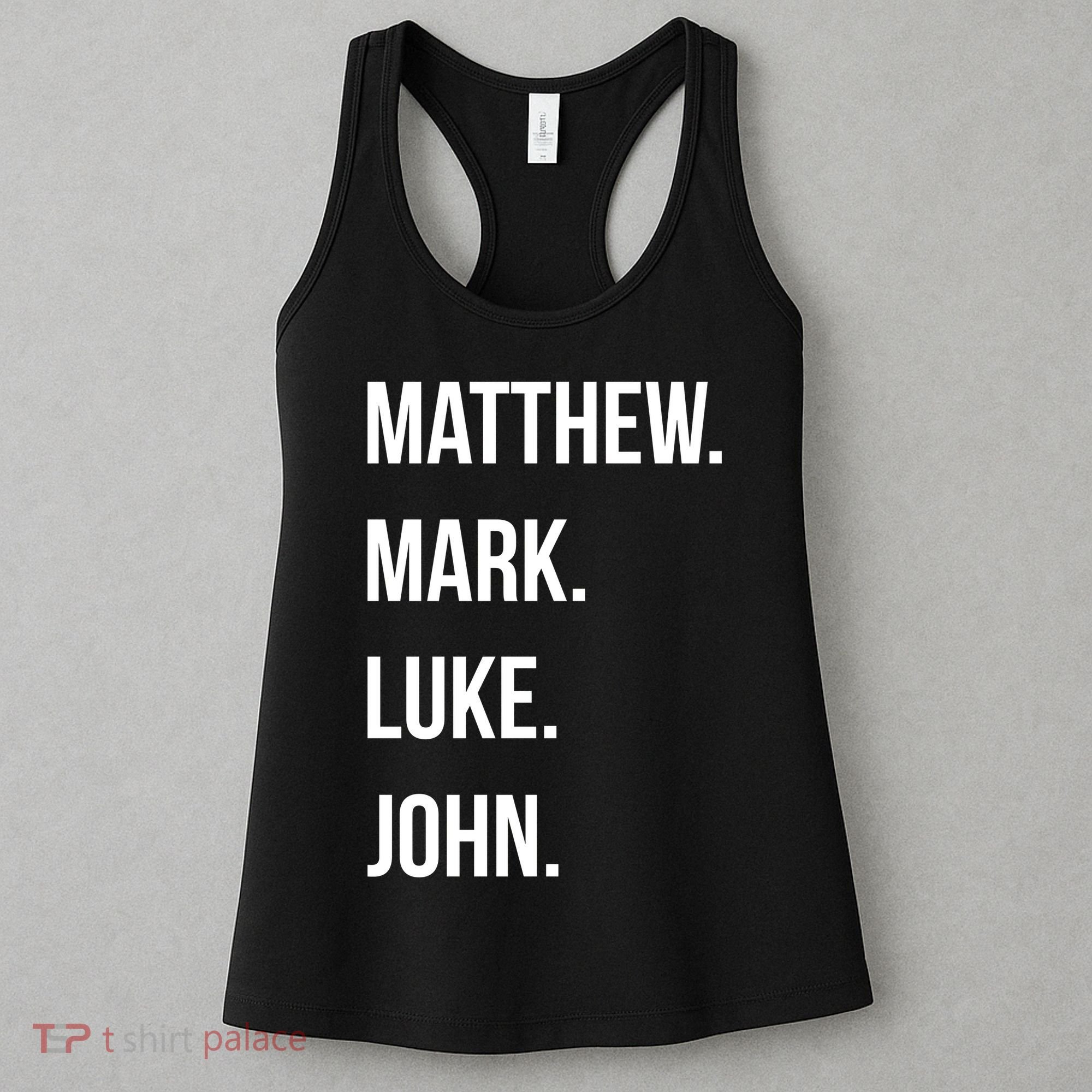 Matthew Mark Luke John Jesus Disciples Christian Women's Tank Top