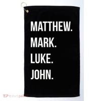 Matthew Mark Luke John Jesus Disciples Christian Golf Towel thumb 0