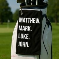 Matthew Mark Luke John Jesus Disciples Christian Golf Towel thumb 2