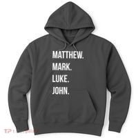 Matthew Mark Luke John Jesus Disciples Christian Hoodie thumb 0