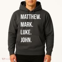 Matthew Mark Luke John Jesus Disciples Christian Hoodie thumb 2