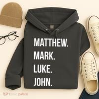 Matthew Mark Luke John Jesus Disciples Christian Hoodie thumb 4