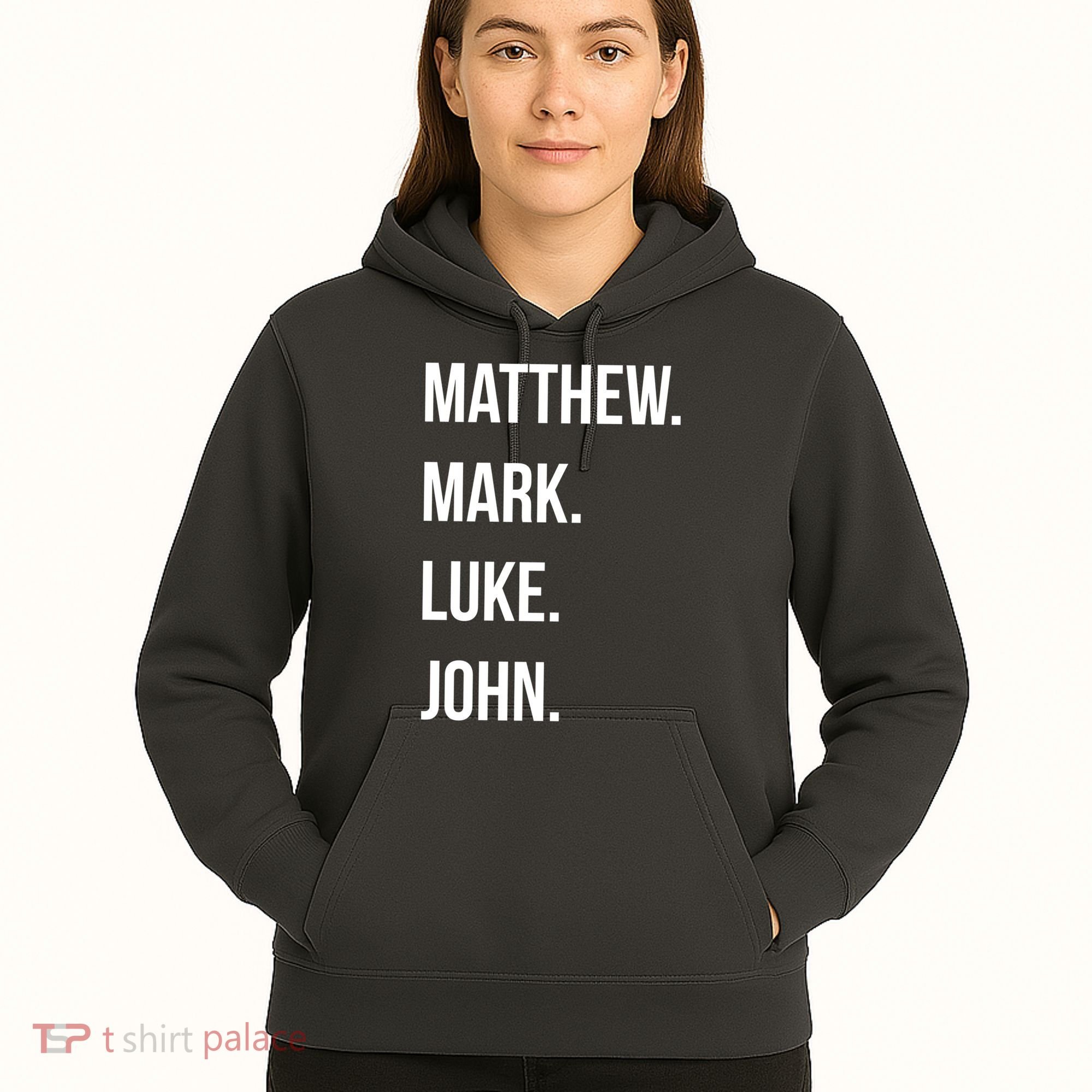 Matthew Mark Luke John Jesus Disciples Christian Hoodie