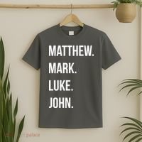 Matthew Mark Luke John Jesus Disciples Christian T-Shirt thumb 2
