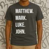 Matthew Mark Luke John Jesus Disciples Christian T-Shirt thumb 3