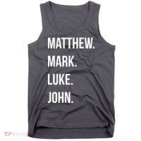 Matthew Mark Luke John Jesus Disciples Christian Tank Top thumb 0